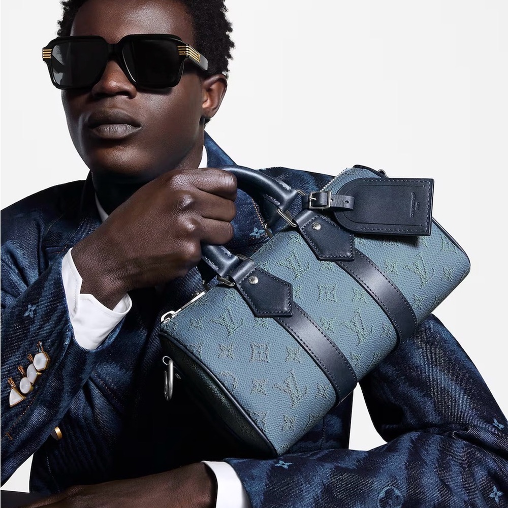Louis Vuitton Keepall Bandouliere 25 “In the Blue” bag new with receiptM14681 - Picture 3 of 6